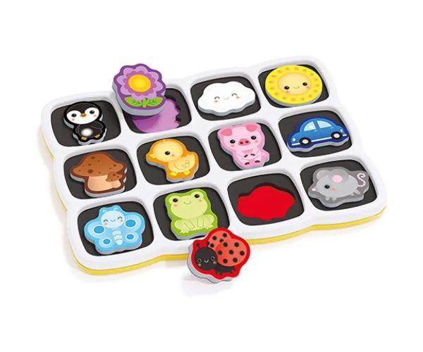 Quercetti: Smart puzzle magnetic primele cuvinte și culori