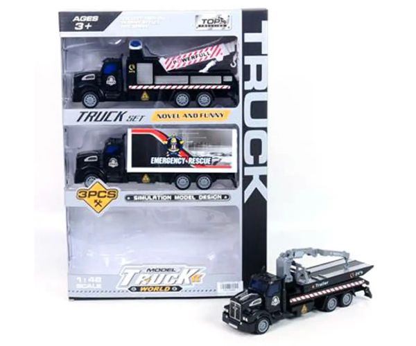 Set camion de salvare 3 bucăți 1:48