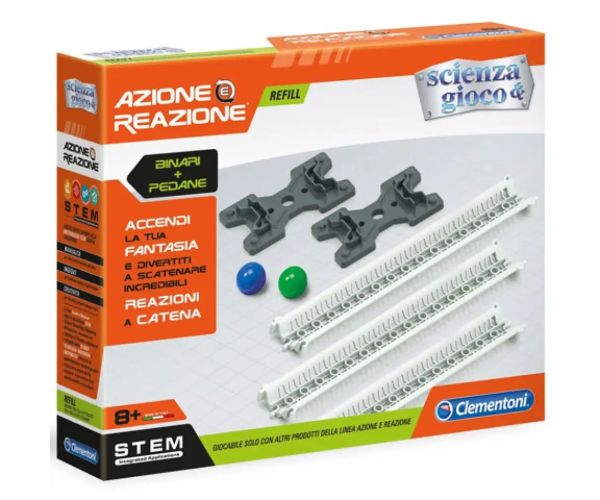 Clementoni: Action & Reaction set accesoriu cu pistă șine