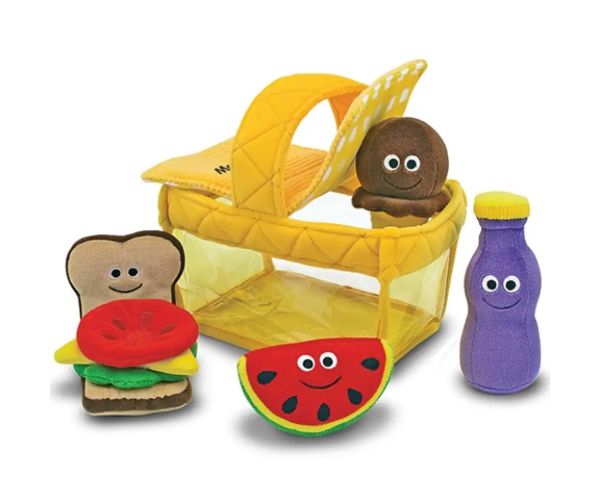 Coș de picnic pluș set de 9 bucăți - Melissa & Doug