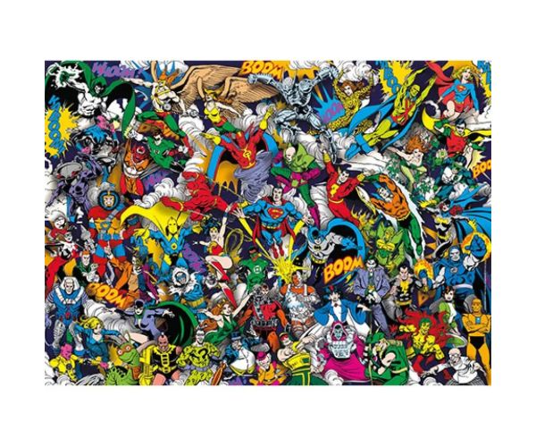 DC Comics Justice League impossible puzzle 1000 bucăți - Clementoni