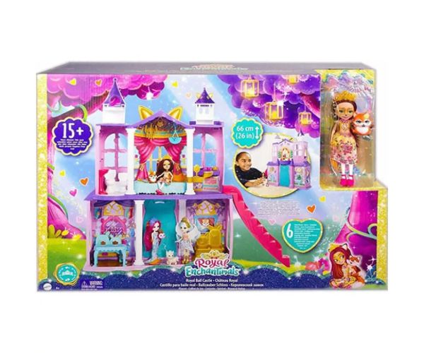 Enchantimals: Castel Royal cu păpușă Felicity Fox - Mattel