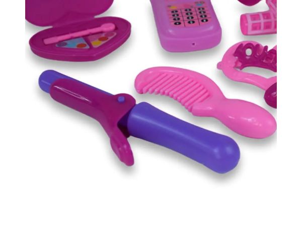 Vogue Girl: set de frumusețe din 10 piese cu pantofi, telefon și accesorii de coafură