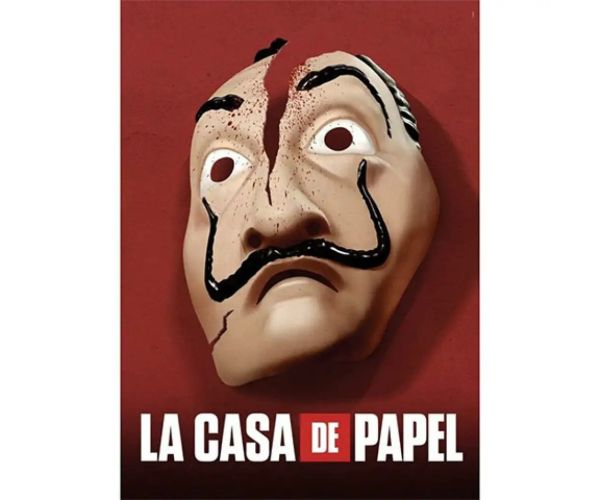 La Casa De Papel: Dali mască 500 bucăți puzzle - Clementoni