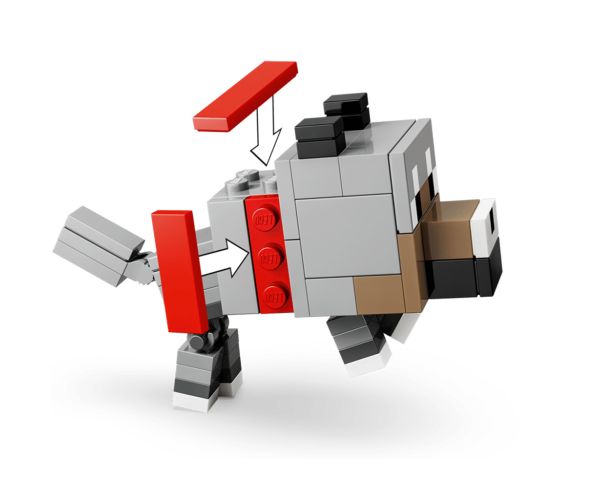 LEGO® Minecraft: Atacul puiului, în deșert (21592)