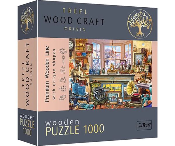 Wood Craft: Anticariat 1000 bucăți puzzle - Trefl