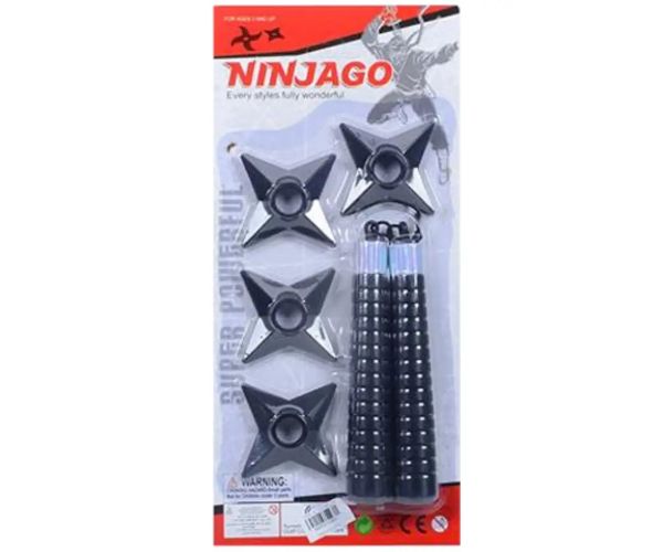 Arme ninja în culoarea neagră