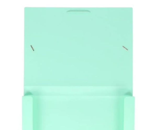 Spirit: Pastel verde mapă pentru caiete cu elastic A4 cu o grosime de 30mm