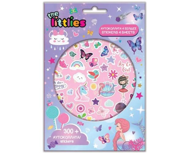 The Littlies: Girly 300 bucăți set abțibild