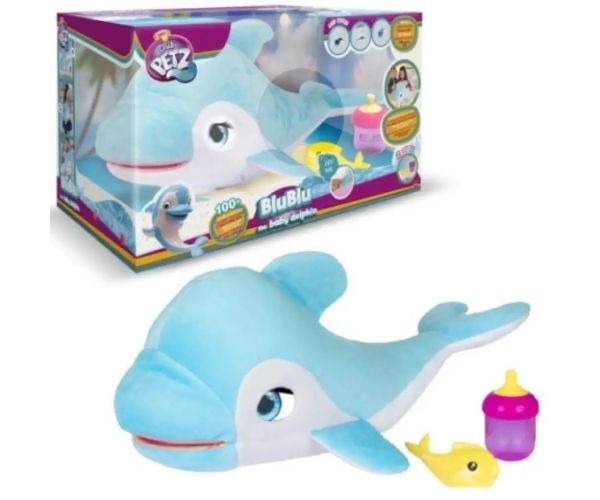 BluBlu interactiv pluș baby delfin