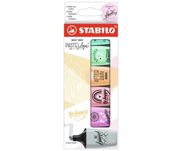 Stabilo: Boss Mini Pastellove textliner set 6 bucăți