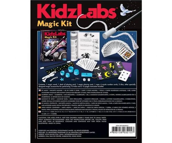 KidzLabs Set de trucuri de magie – 12 trucuri magice într-o cutie