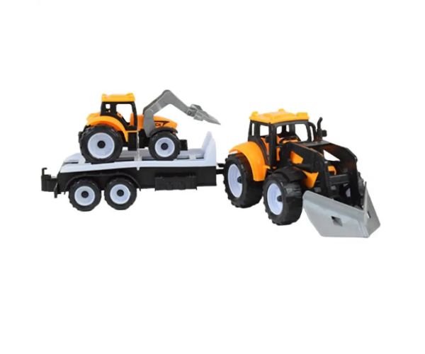 Engineering Truck: Set de mașini cu tractoare și butoi în două versiuni