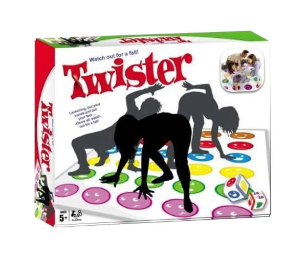 Joc de îndemânare Twister cu zaruri
