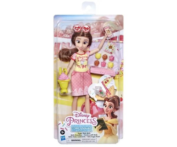 Disney Princess: Comfy Squad Belle în set confortabil - Hasbro
