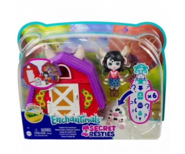 Enchantimals: Set de fermă cu căsuța Telis-Tele - Mattel