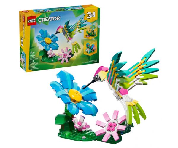 LEGO® Creator: Animale sălbatice: Colibri colorat (31384)