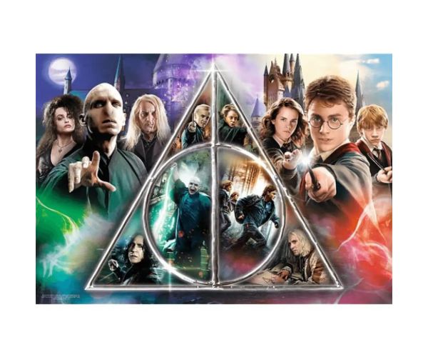 Harry Potter: Reliquile Morții 1000 de piese puzzle - Trefl