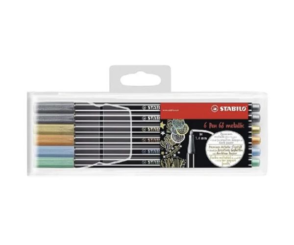 Stabilo: Pen 68 metal culori set marker 6 bucăți