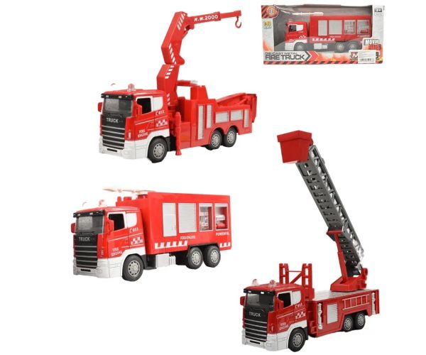 Fire Truck: 1 bucată de mașină de pompieri în diferite versiuni