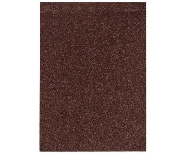 Spirit: Foaie decorativă sclipici maro culoare A4 1bc