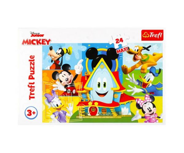 Mickey Mouse și prietenii 24 bc Maxi puzzle - Trefl