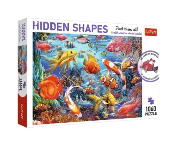 Hidden Shapes: Lumea subacvatică 1000 bucăți puzzle - Trefl