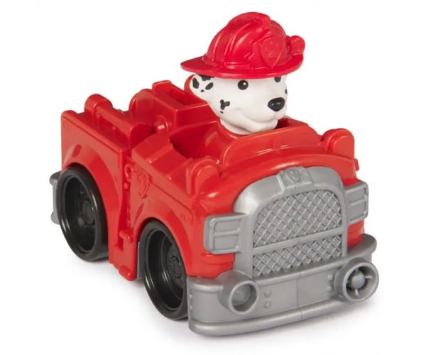 Paw Patrol: Rescue Racers Marshall cu mașina de pompieri - Spin Master