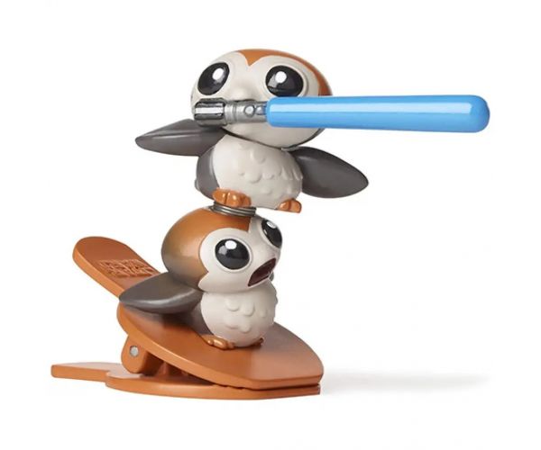 Star Wars Battle Bobblers Porgs vs Chewie figurină - Hasbro