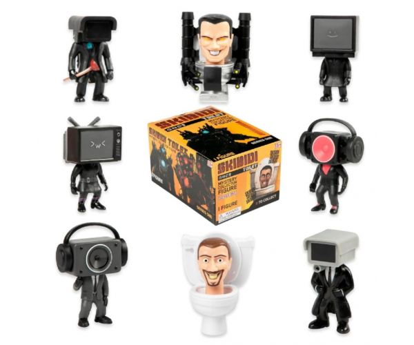 Set figură surpriză Skibidi Toilet WC 1 buc.