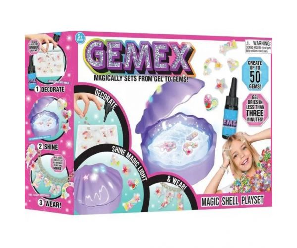 Gemex: Bijuterii din scoici magice din gel
