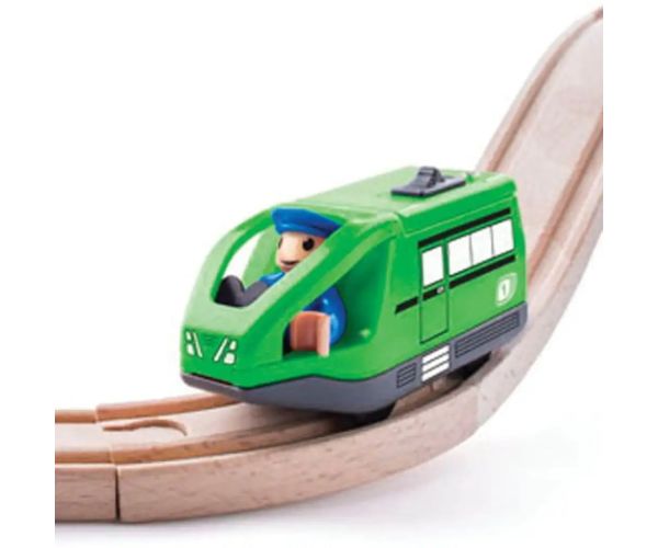 Locomotivă electrică verde modernă - Woodyland