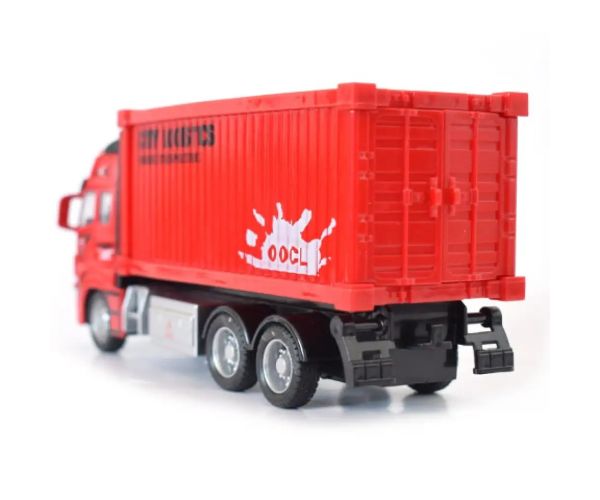 Mașină mare container vehicul cu lumini 1/38