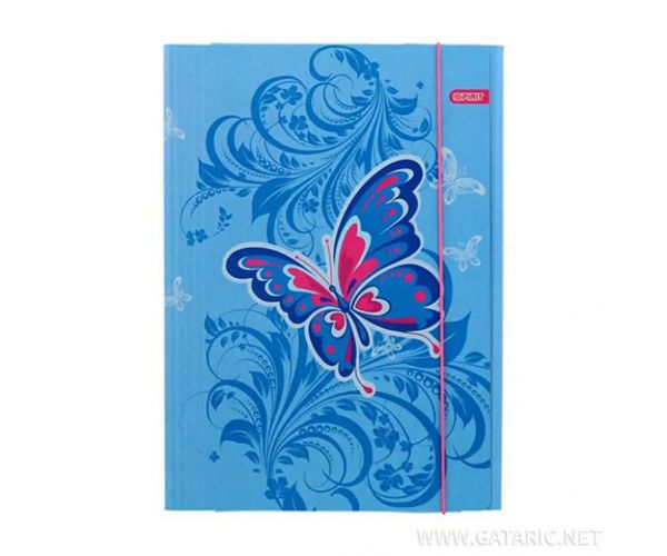 Spirit: Fluture mapă cu elastic mărimea A4