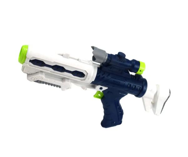 Space Weapon: Pistol spațial proiector cu lumină și sunet 34cm