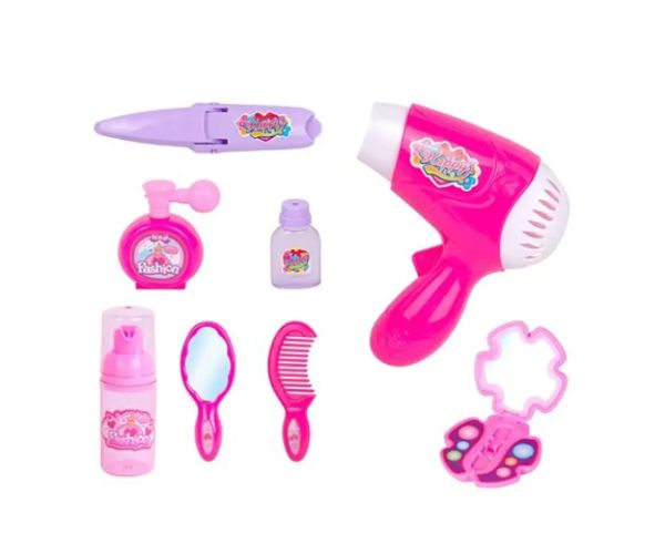 Pretty Girl set de înfrumusețare cu uscător de păr și accesorii