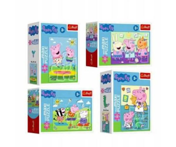 Peppa Pig și prietenii 20 bucăți MiniMaxi puzzle - Trefl
