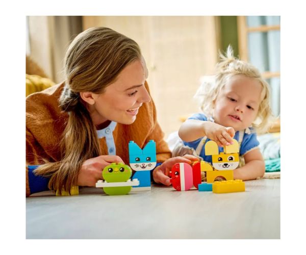 LEGO® DUPLO®: Creativ și drăguț, 3 în 1 animale de companie (10477)