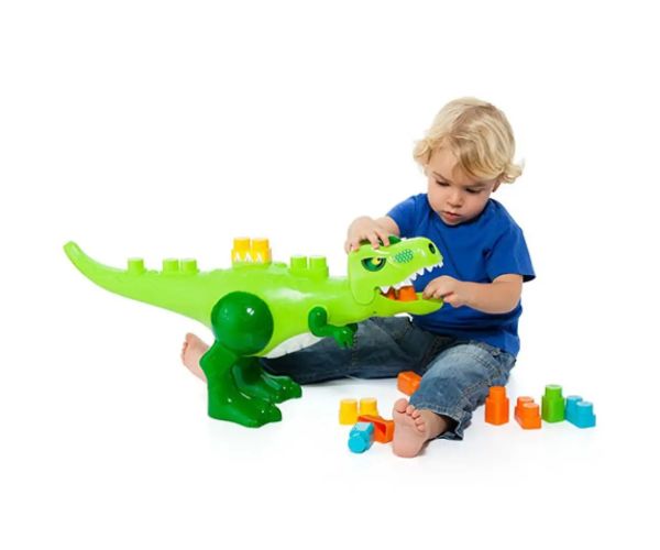 Molto: Blocks dino cuburi de construcție 30 bucăți set