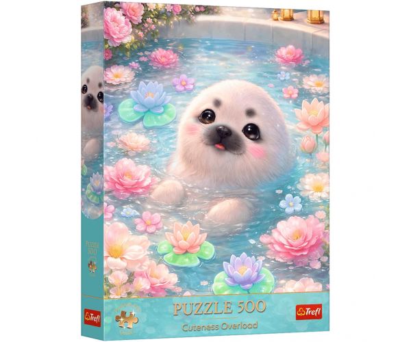 Cățel drăguț 500bucăți Prémium plus calitate puzzle - Trefl