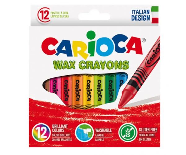 Set cretă cerată 12 buc. - Carioca