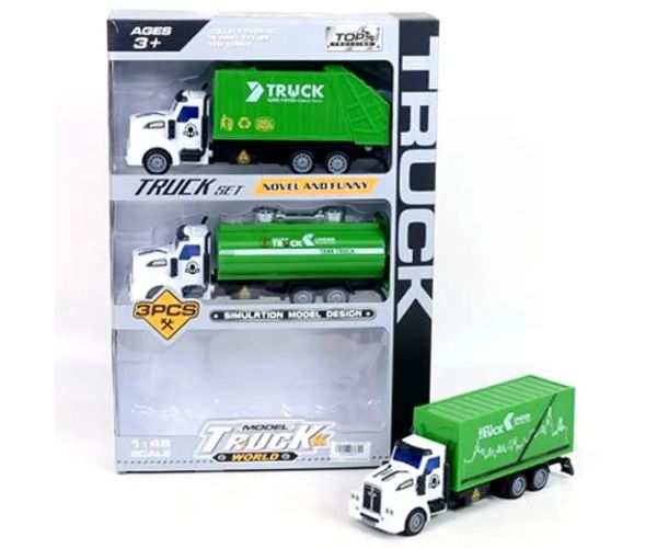 Set camion transport 3 bucăți 1:48