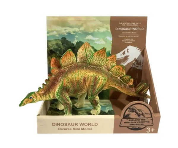 Dinosaur World: Stegosaurus dinozaur figurină