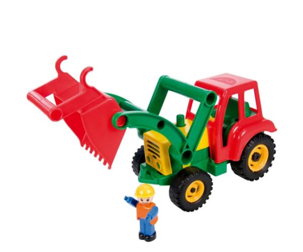LENA: Tractor de construcţie cu figurină 35cm