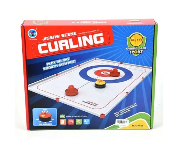 Set curling de masă cu pistă