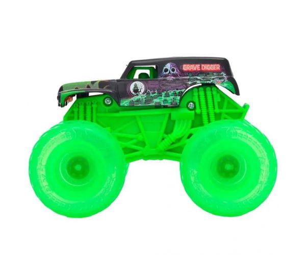 Monster Jam: Camion monstru cu lumini Grave Digger – 1/43 - Spin Master