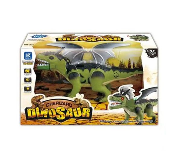 Dragon zburător cu lumină și sunet în două variante