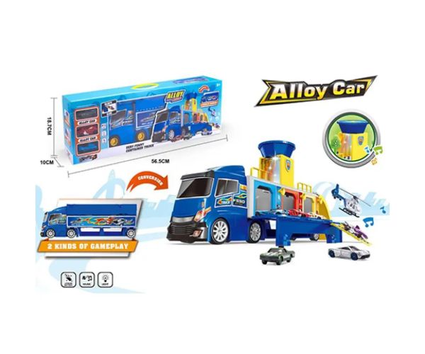 Set camion transformabilă în parcare garaj cu funcții