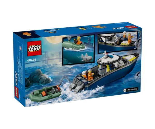 LEGO® City: Urmărire cu barca de poliție (60456)
