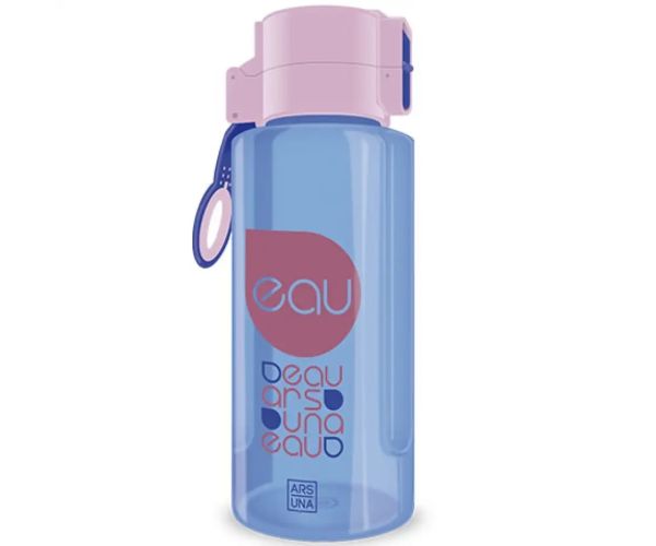 Ars Una: Roz și albastru fără BPA sticlă pentru apă 650ml